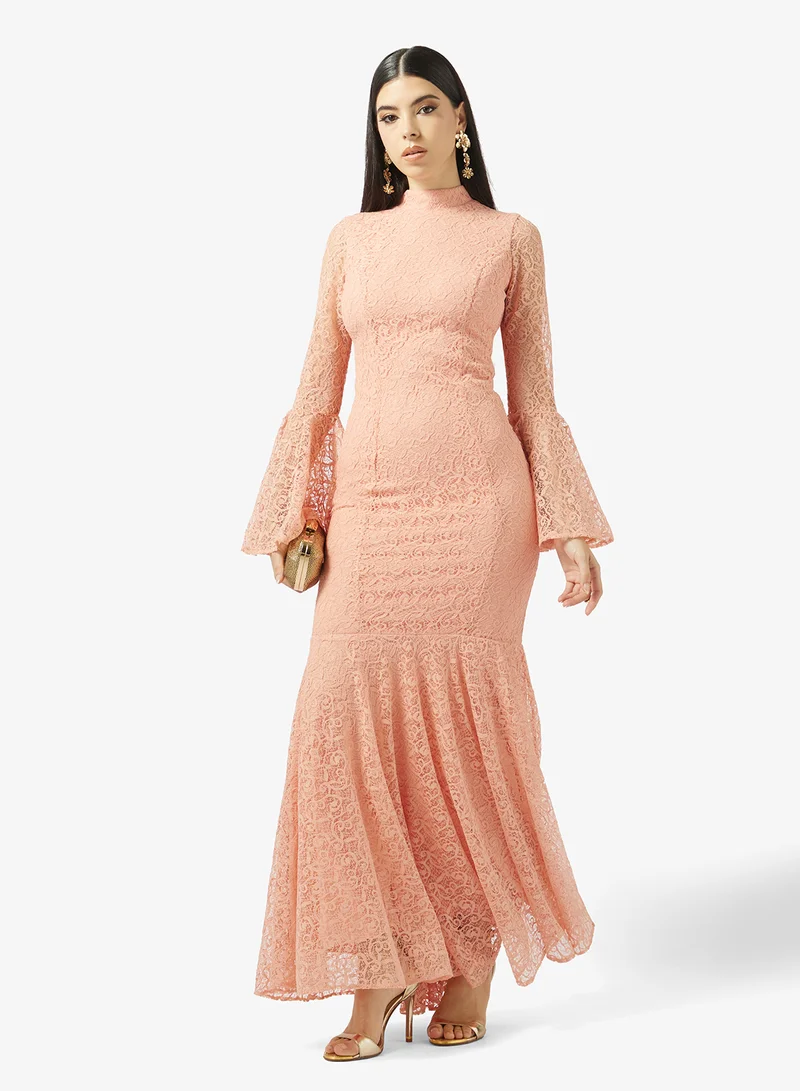 Akadia Fashion  FRENCH DESIGN DANTEL DRESS for Women | Best Price UAE